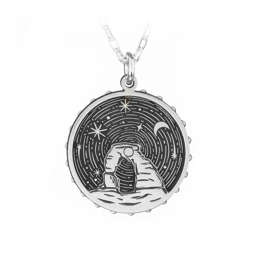 Celestial Arch Spinning Necklace