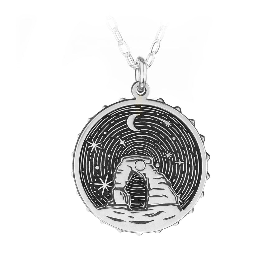 Celestial Arch Rotating Necklace