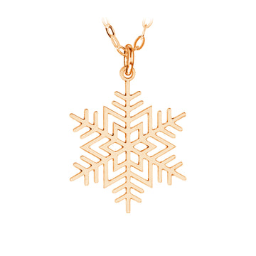 Snowflake Star Gold-Fill Necklace