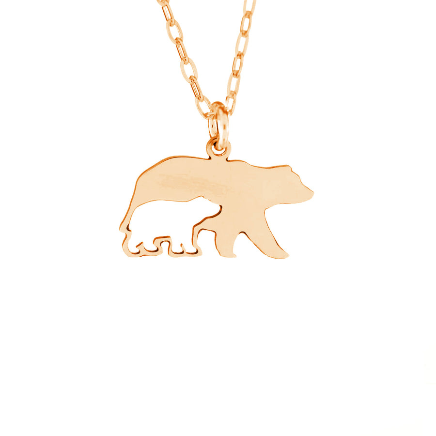 Bear Cub Gold-Fill Necklace