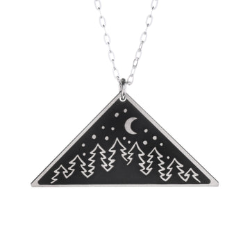 Forest Triangle Necklace
