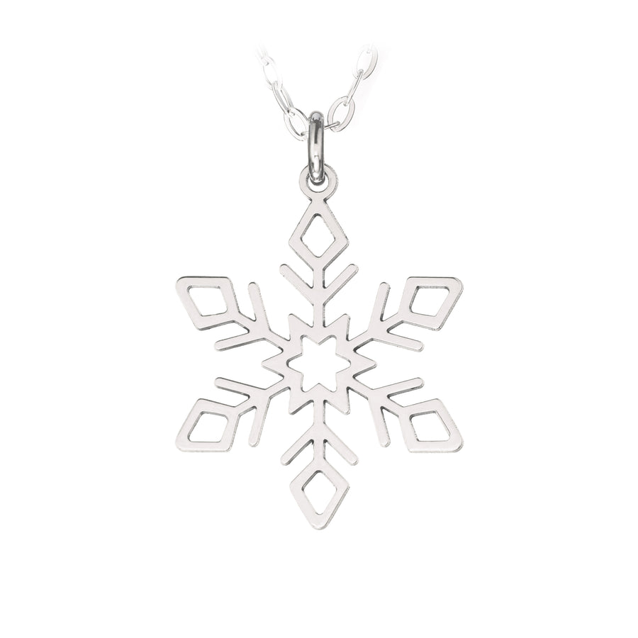 Snowflake Diamonds Necklace