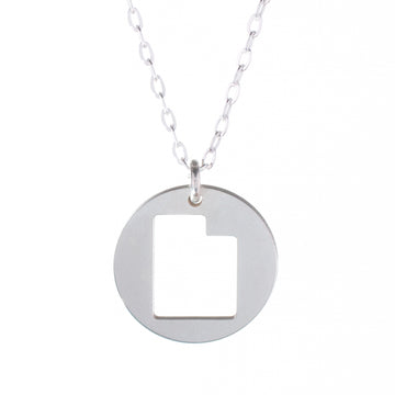 Utah Round Cut-Out Necklace