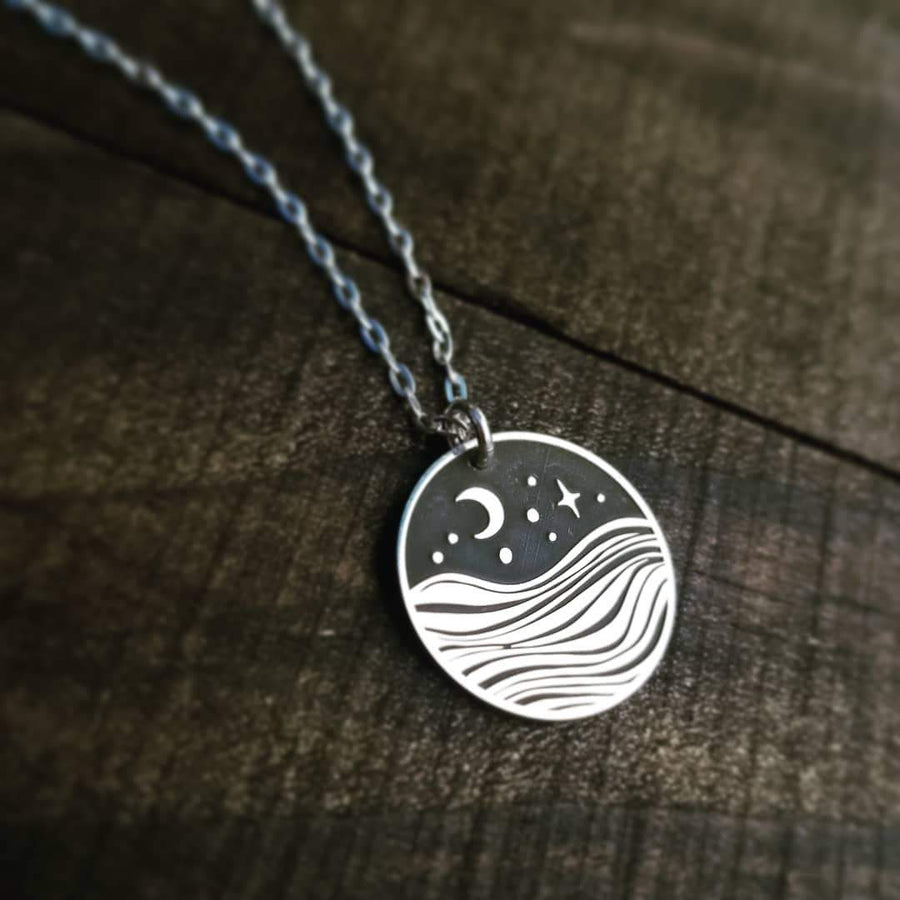 Moonlit Ocean Necklace